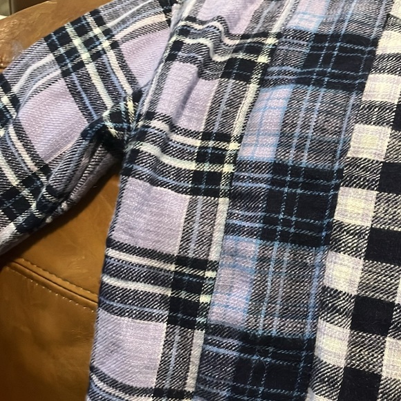 Justice XS 5/6 Flannel Girls hoodie. - Picture 4 of 6